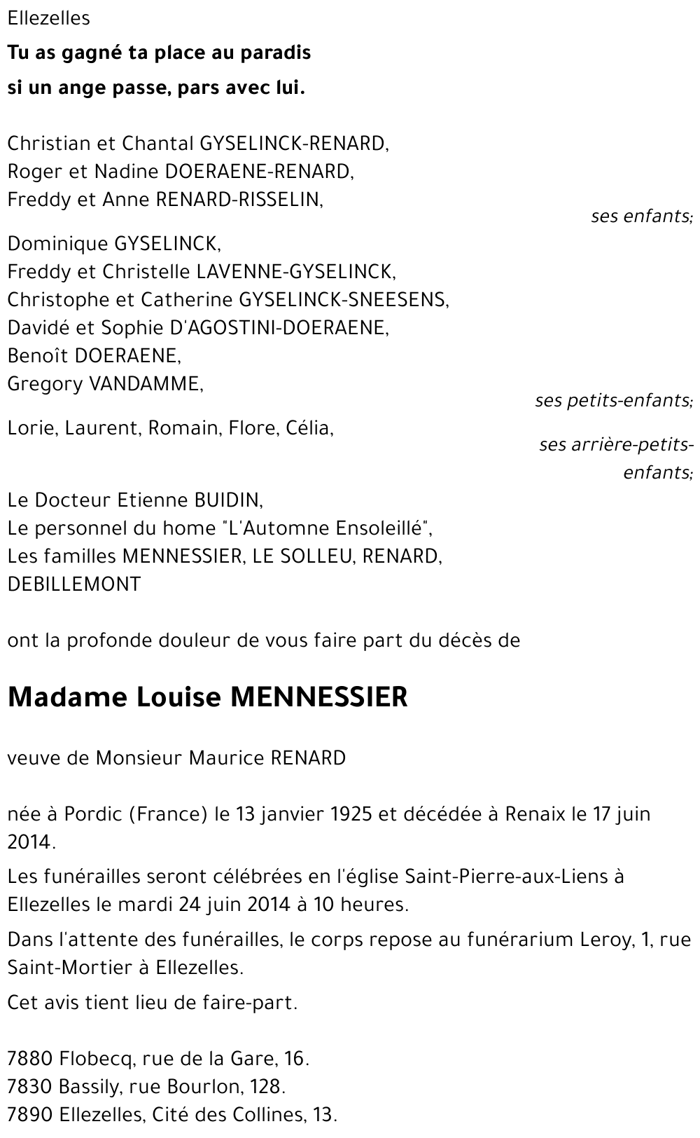 Louise MENNESSIER