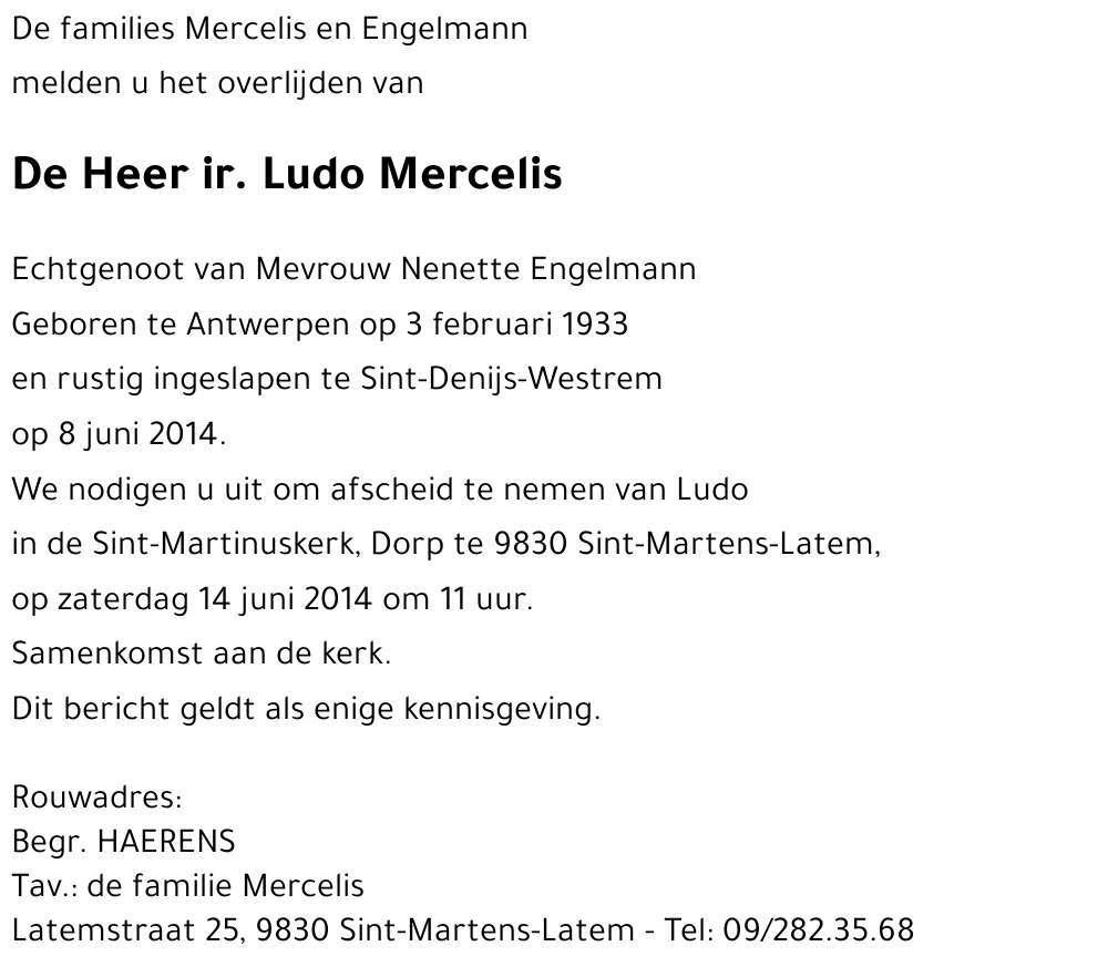 Ludo Mercelis