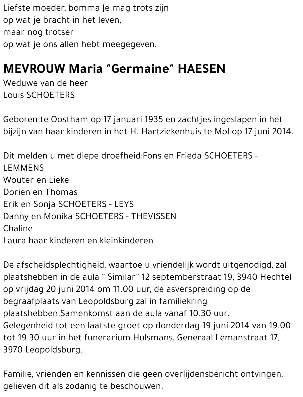 Maria Haesen