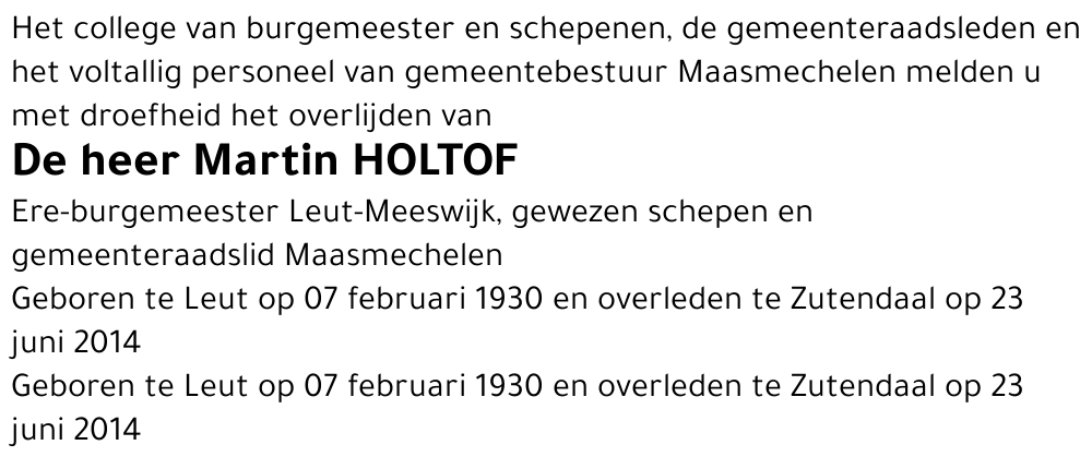 Martin Holtof