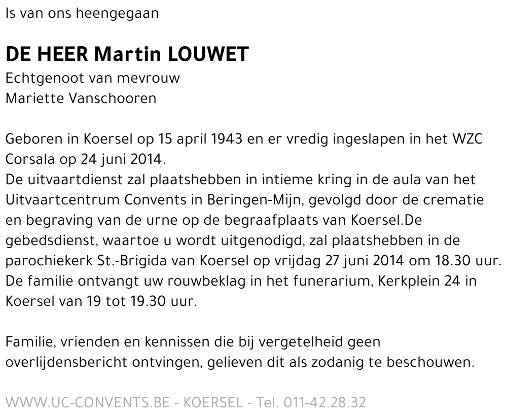 Martin Louwet