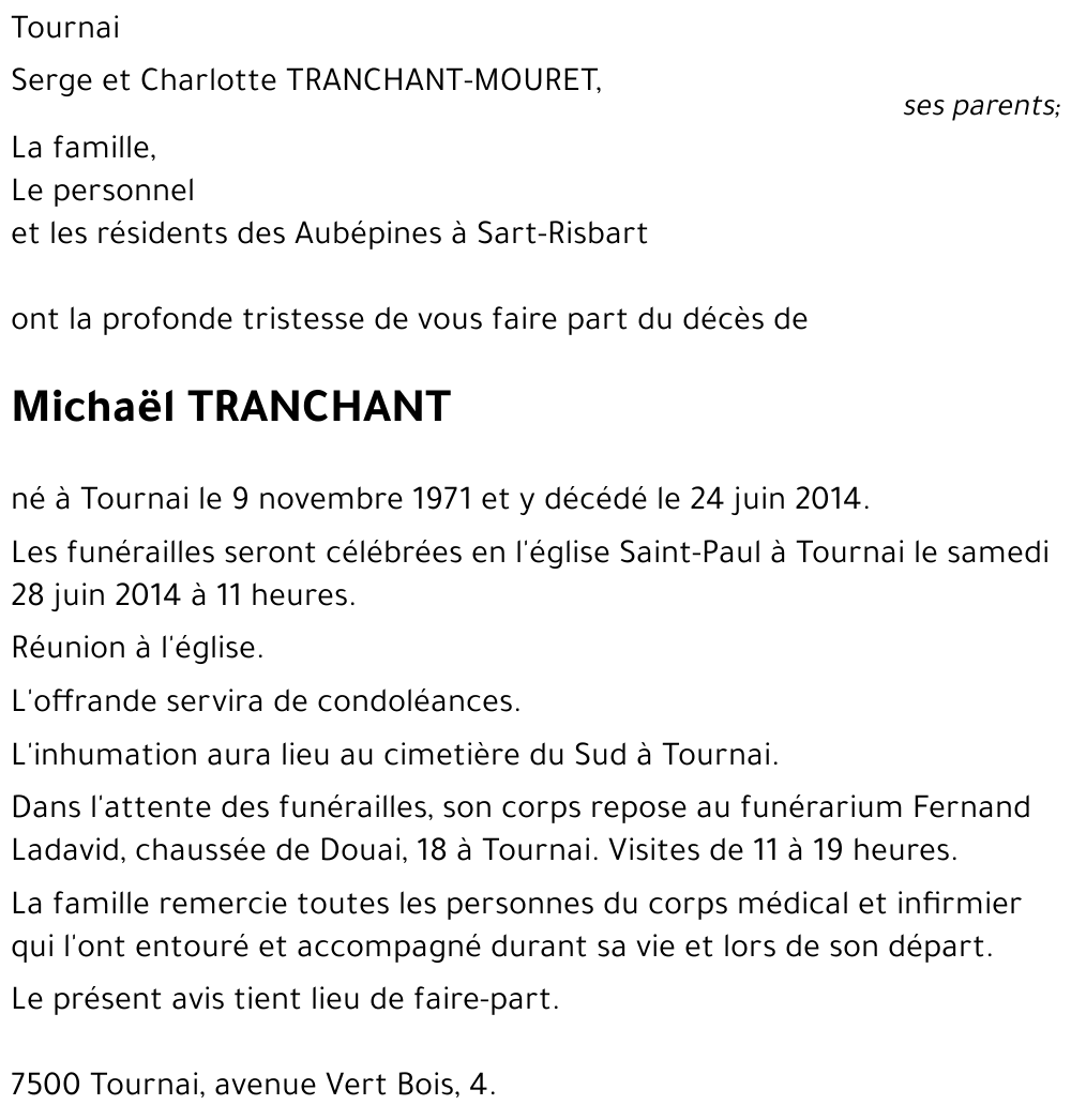 Michaël TRANCHANT