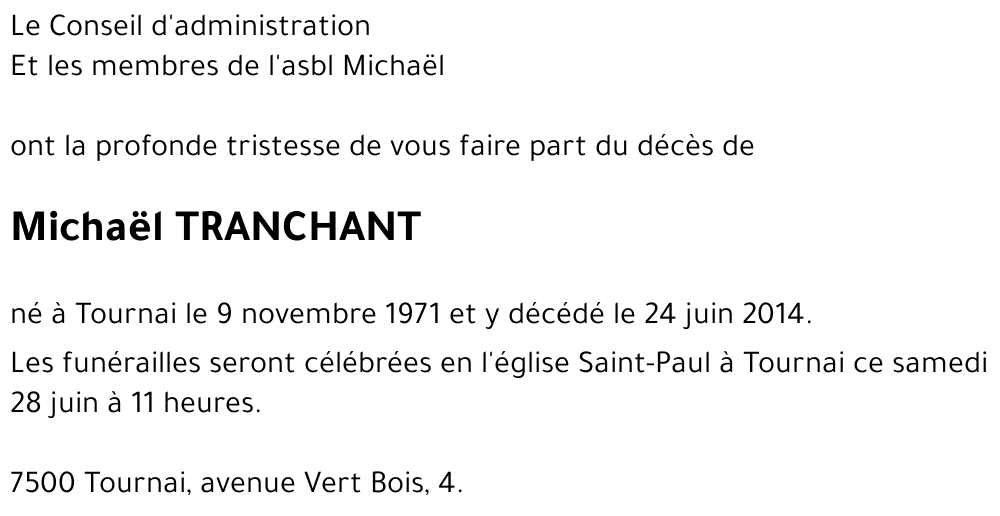 Michaël TRANCHANT
