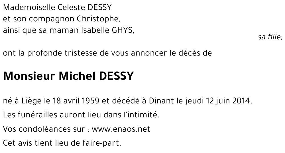 Michel DESSY