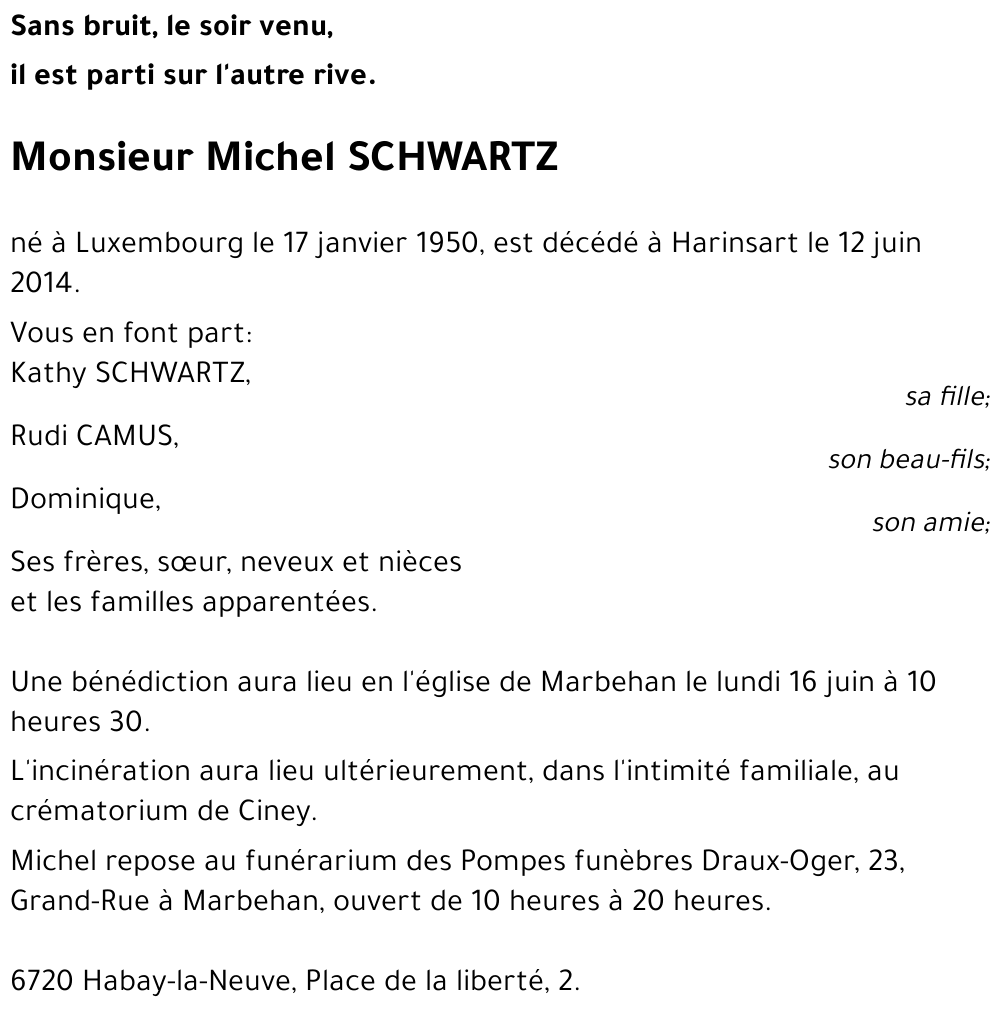 Michel SCHWARTZ