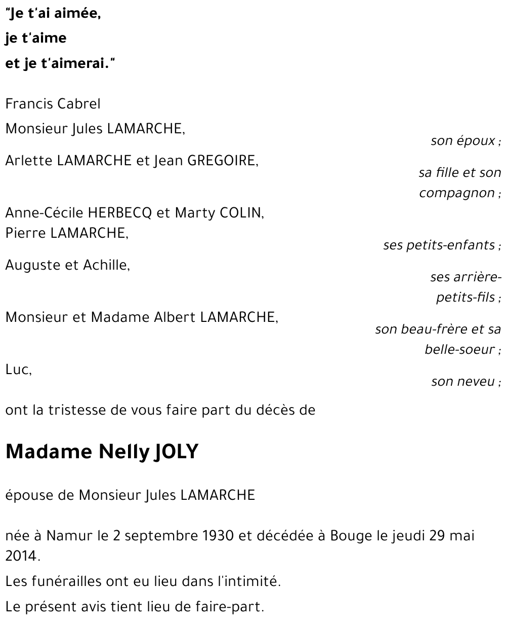 Nelly JOLY