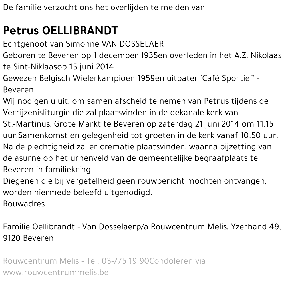 Petrus Oellibrandt