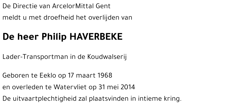 Philip HAVERBEKE