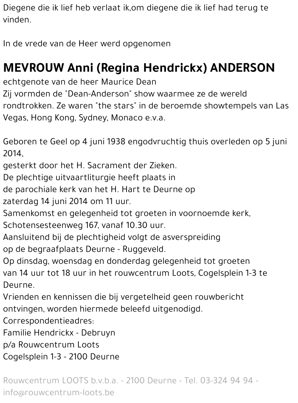 Regina Hendrickx