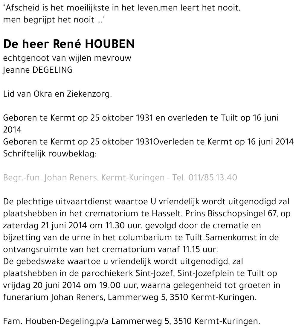 René HOUBEN