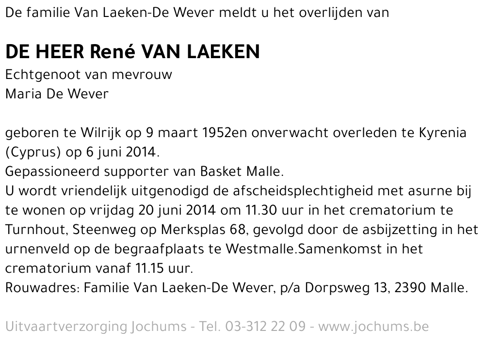 René Van Laeken