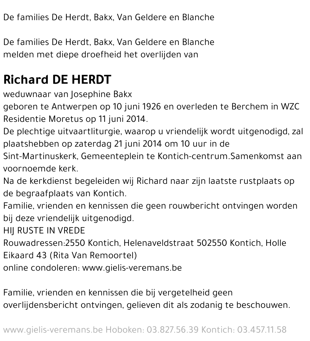 Richard De Herdt