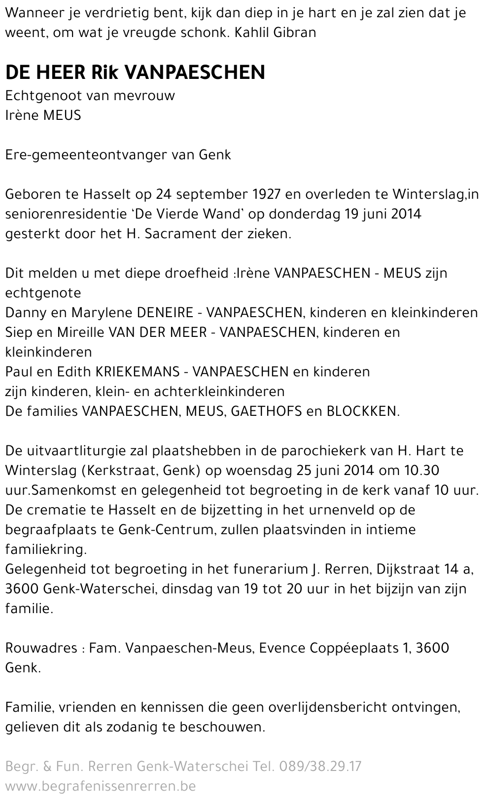 Rik Vanpaeschen