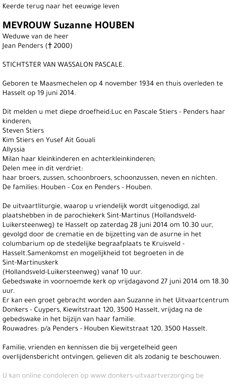 Suzanne Houben