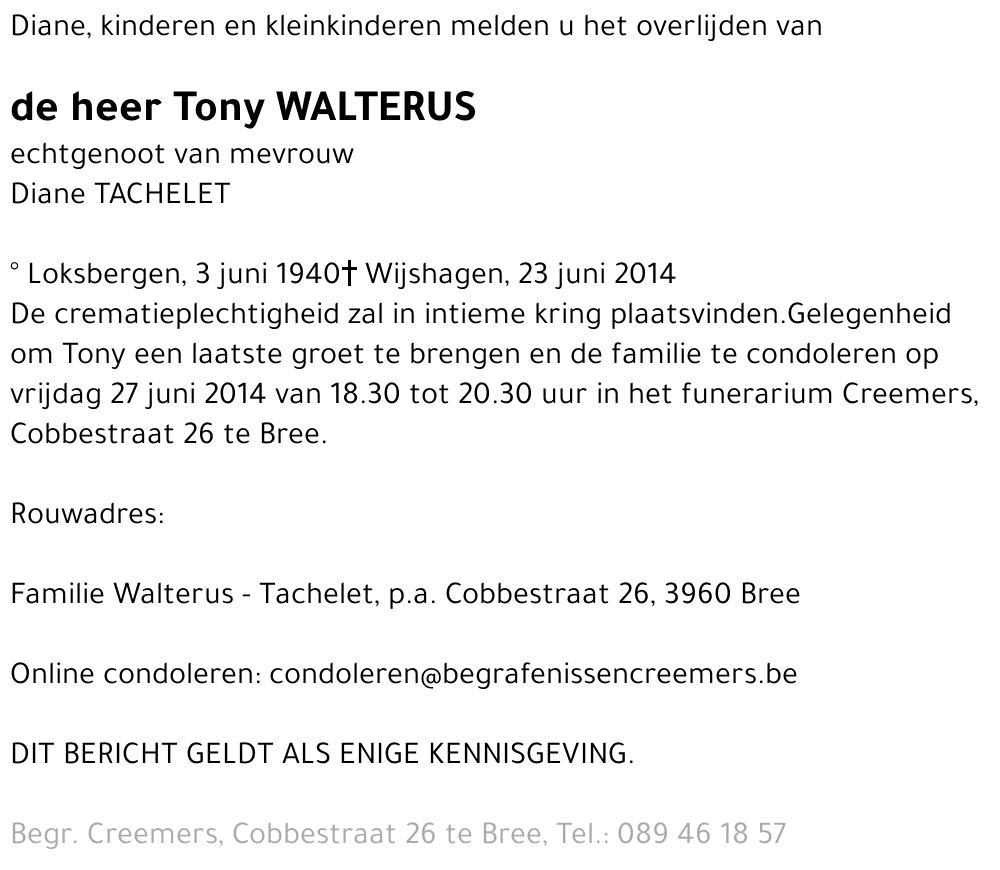 Tony Walterus
