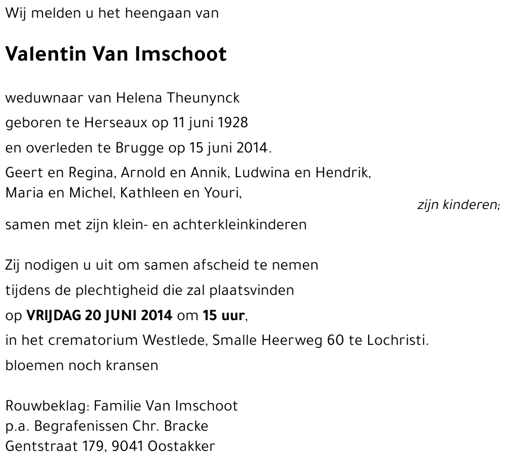 Valentin Van Imschoot