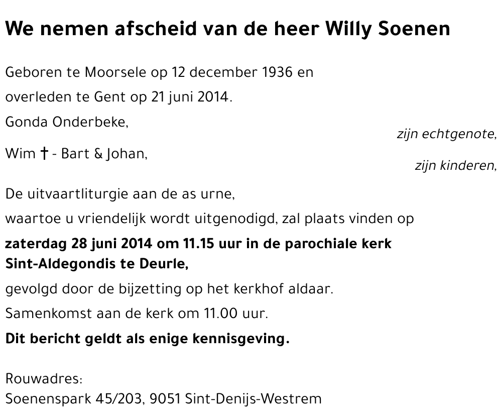 Willy Soenen
