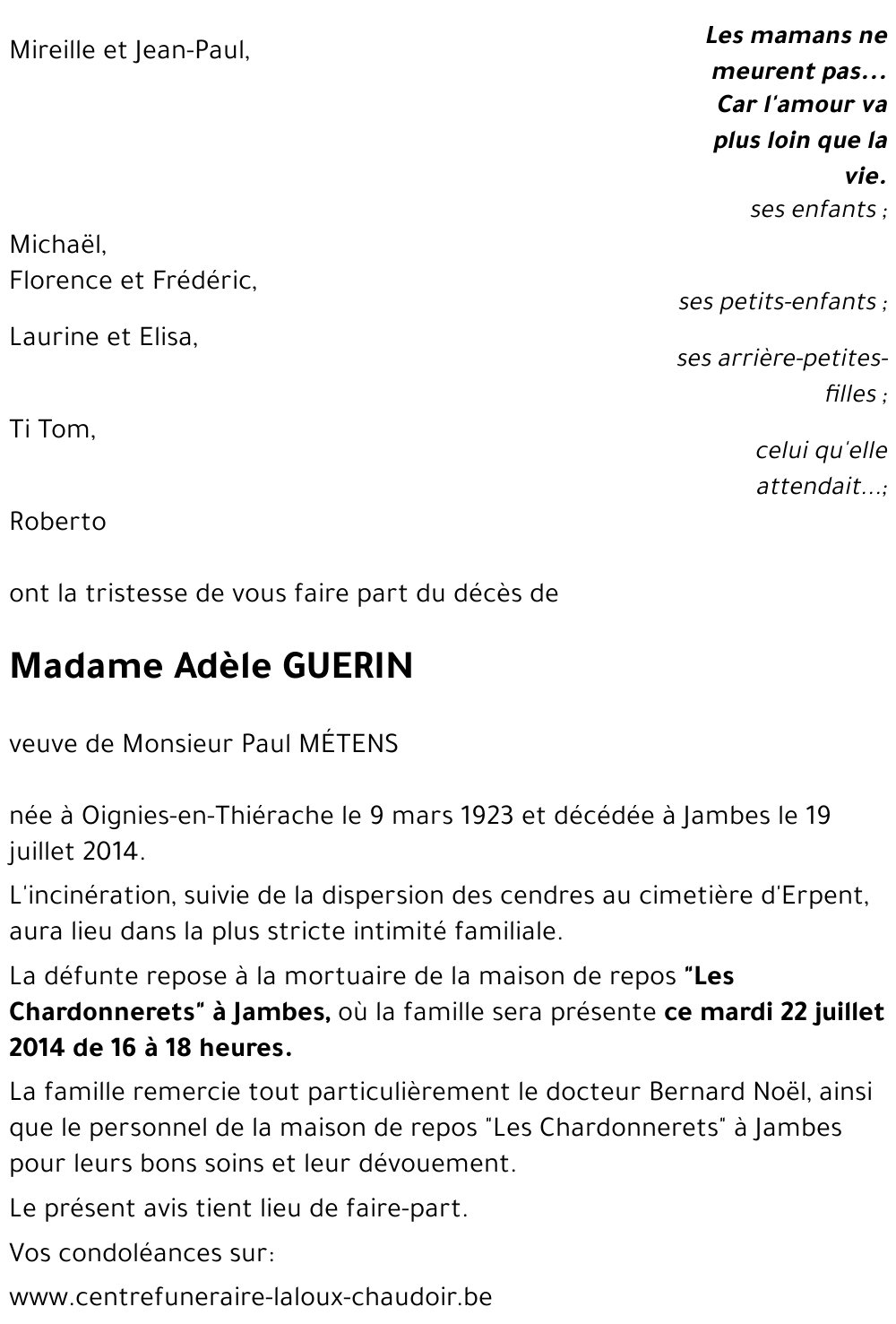 Adèle GUERIN