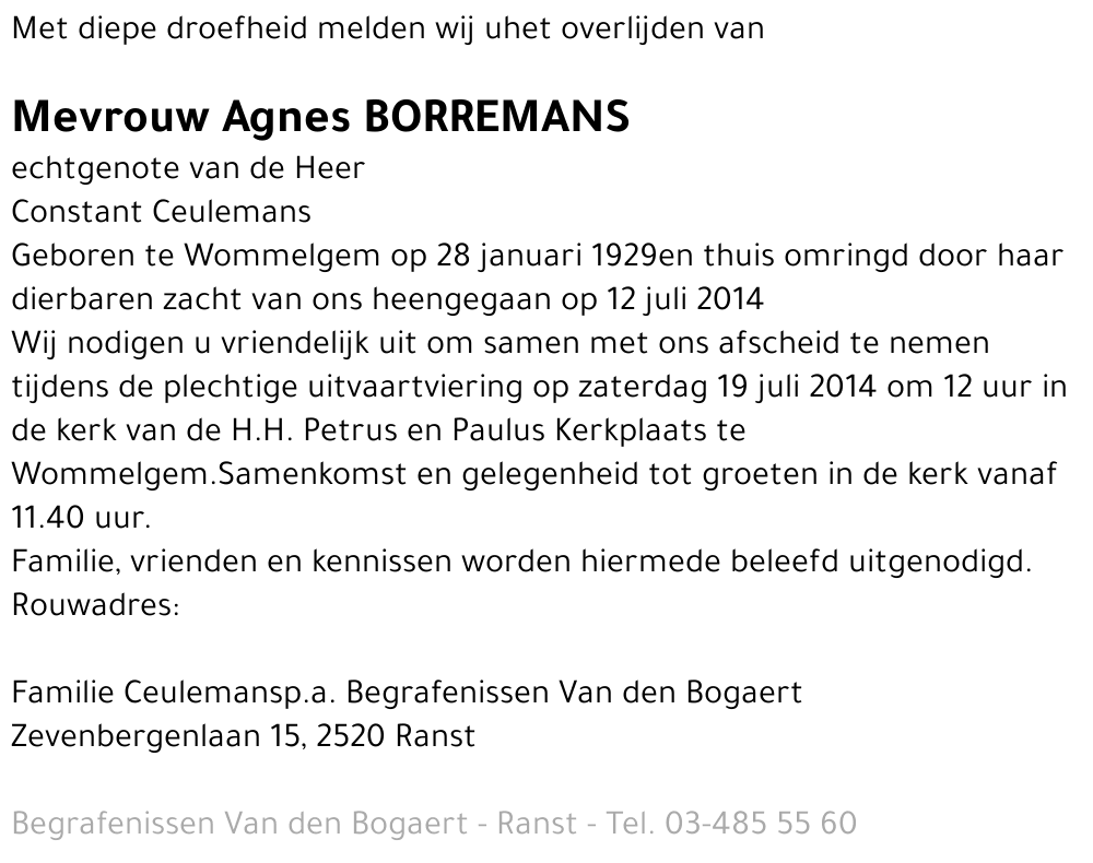 Agnes Borremans