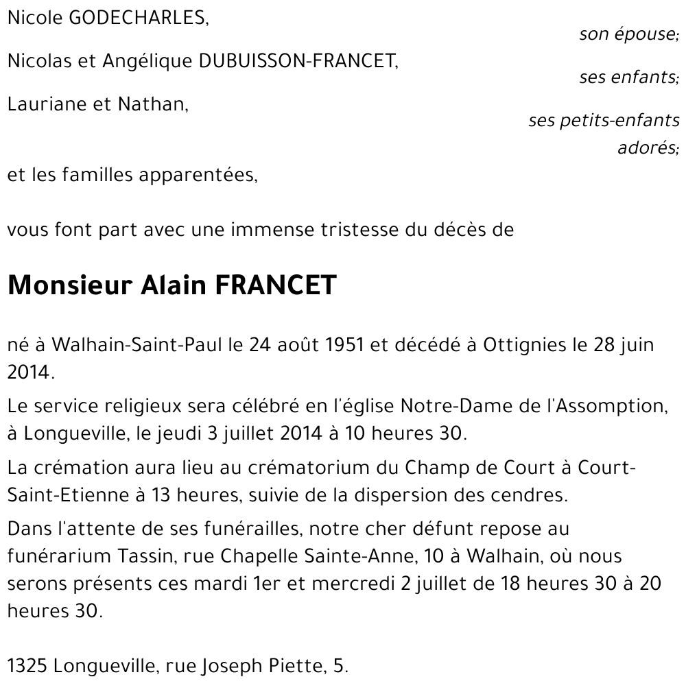 Alain FRANCET
