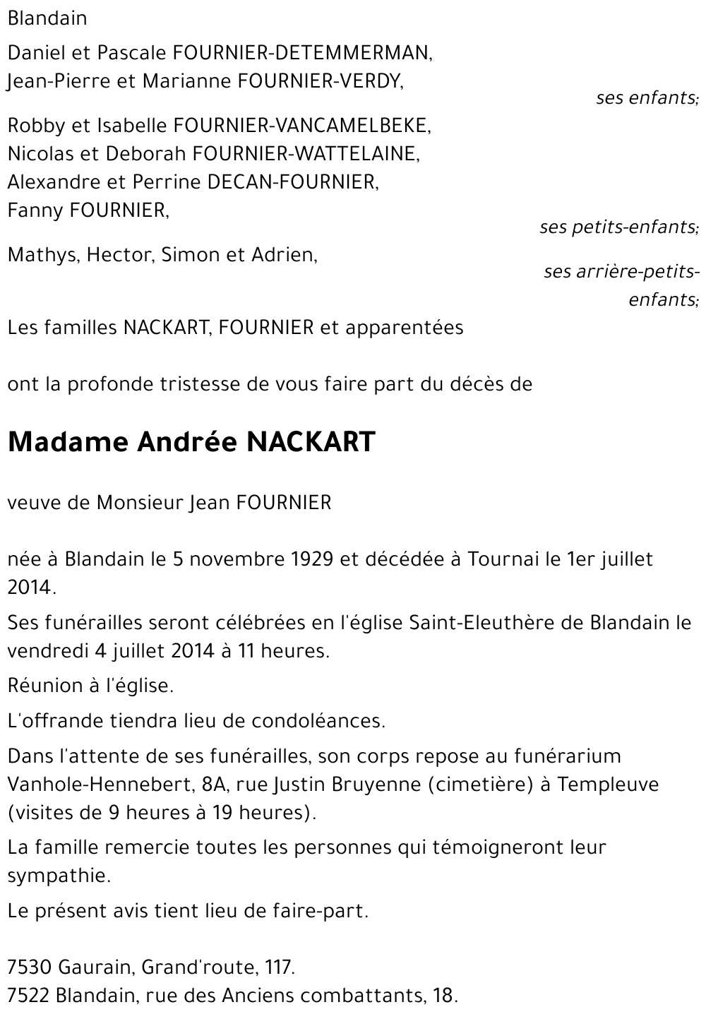 Andrée NACKART