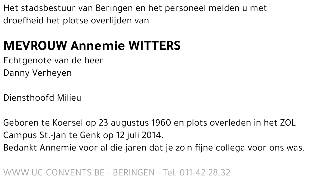 Annemie Witters