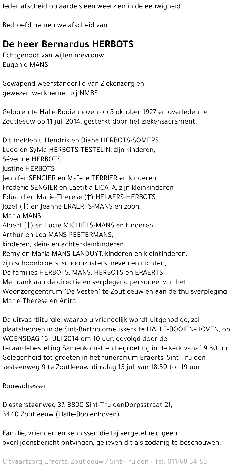 Bernardus Herbots