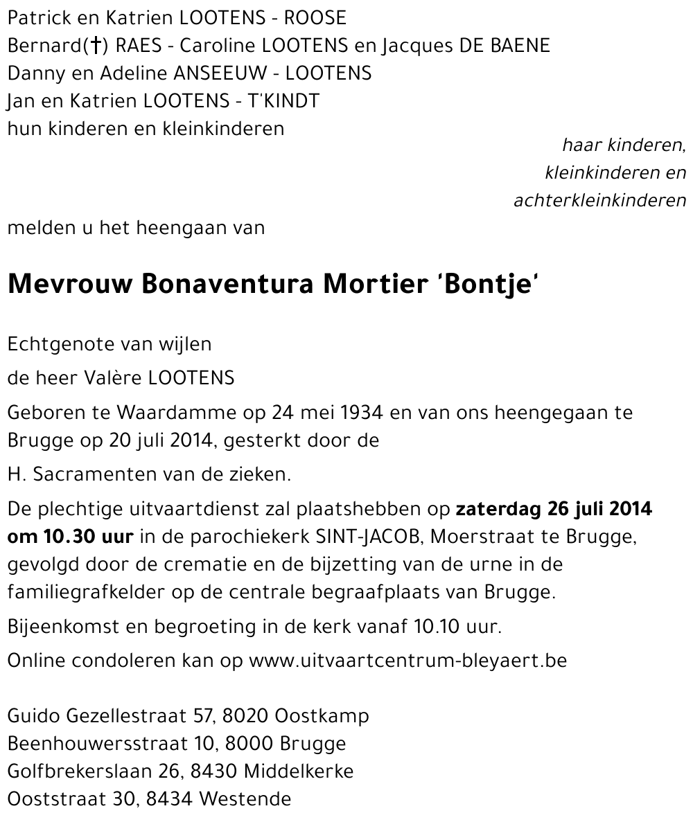 Bonaventura Mortier