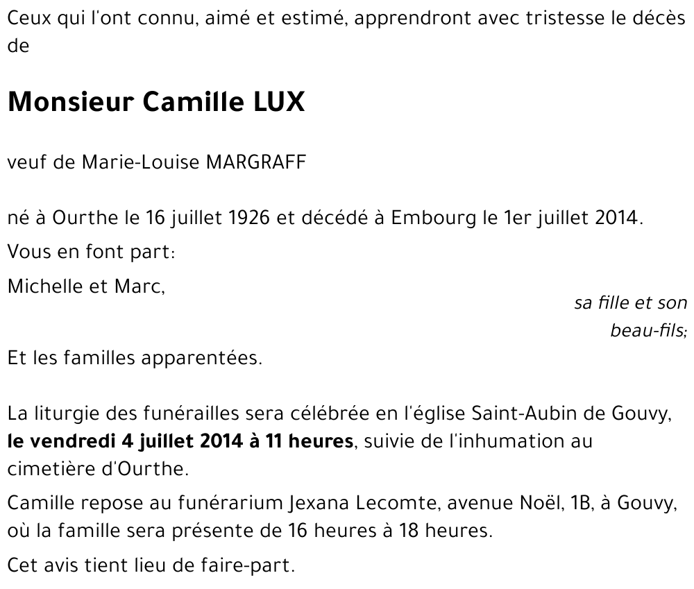 Camille LUX