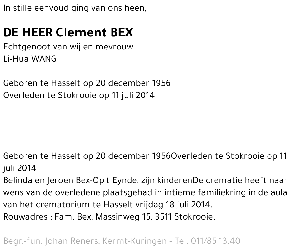 Clement BEX