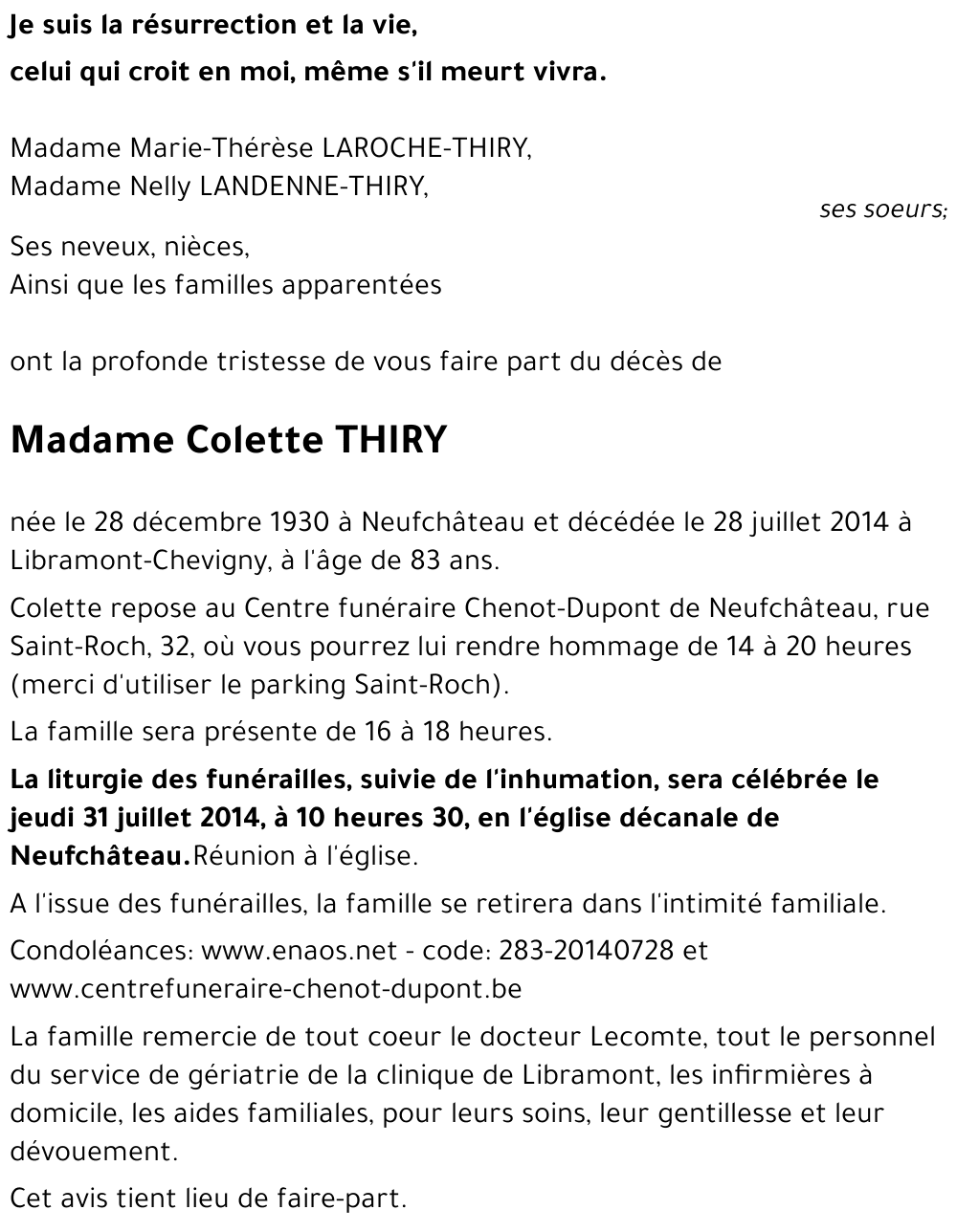 Colette THIRY