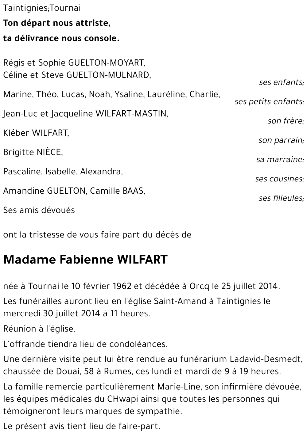 Fabienne WILFART