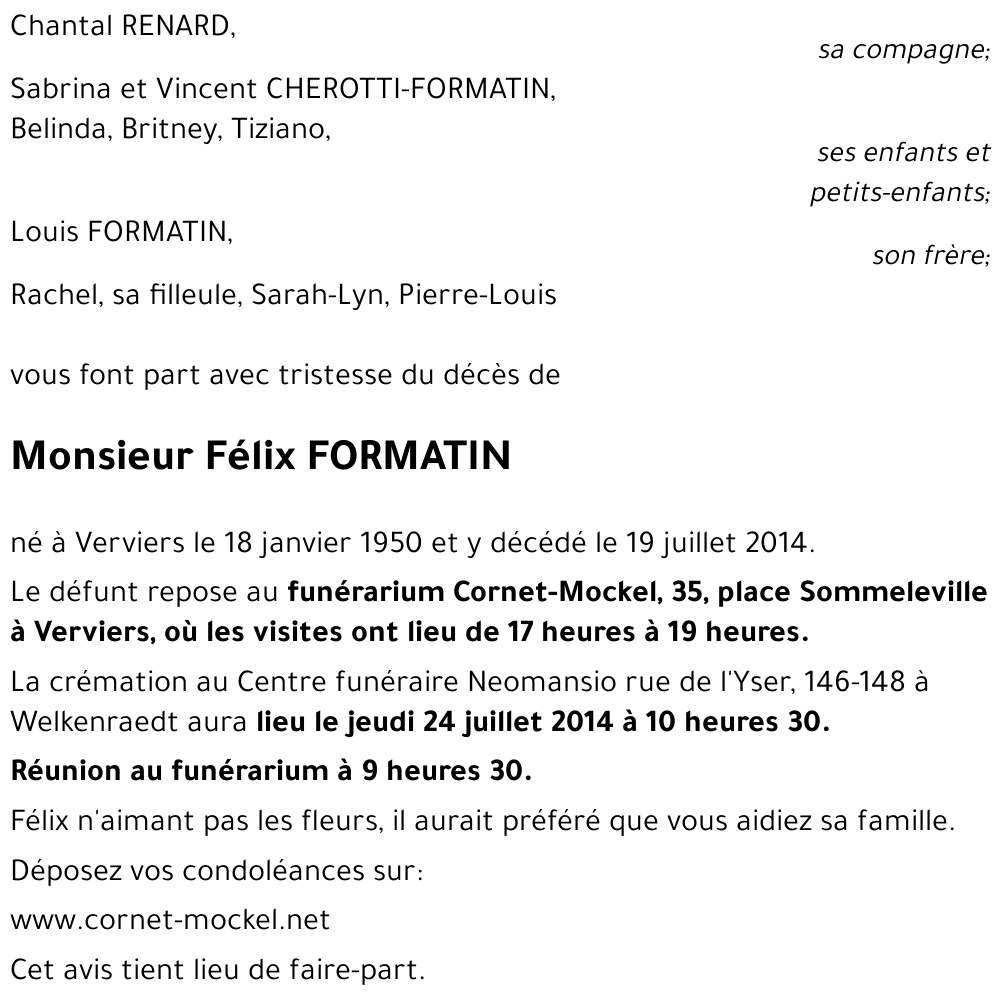 Félix FORMATIN