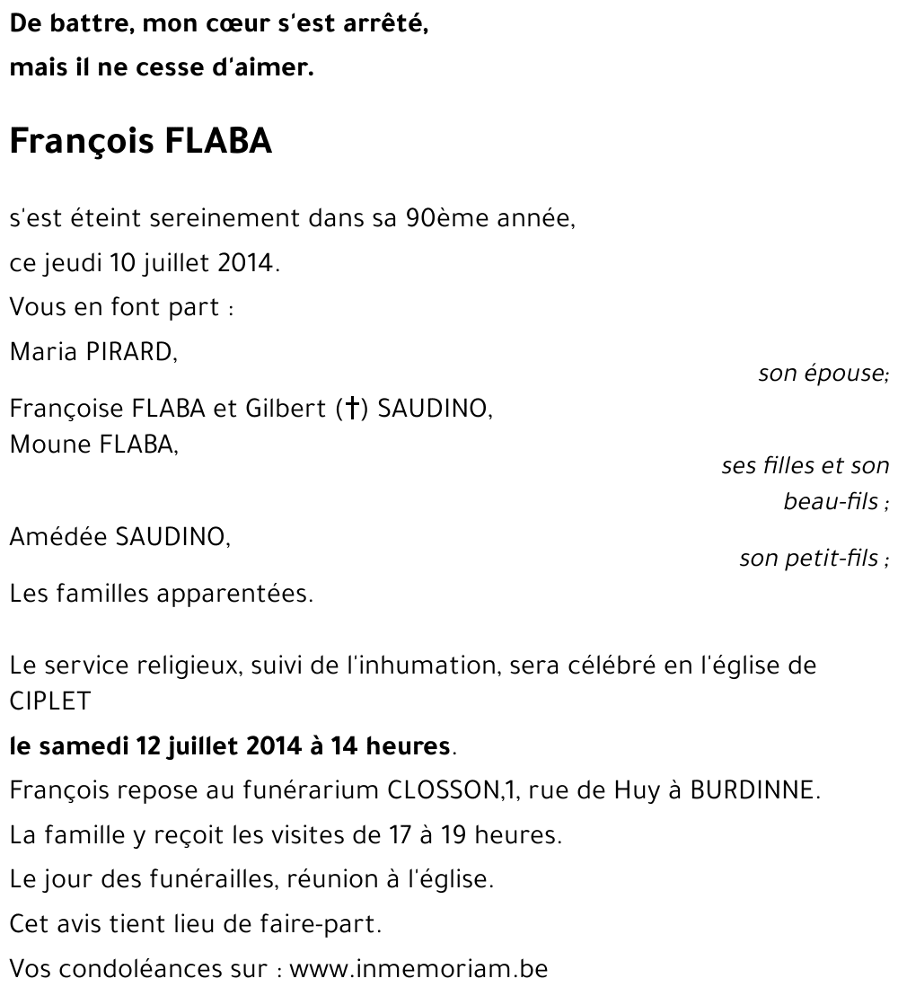 François FLABA