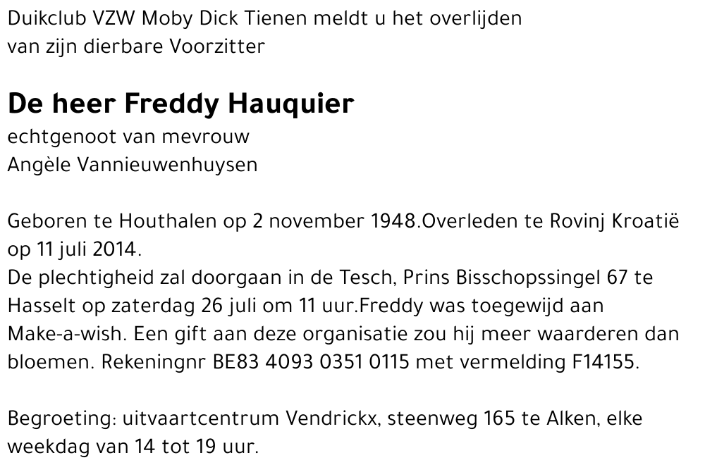 Freddy Hauquier