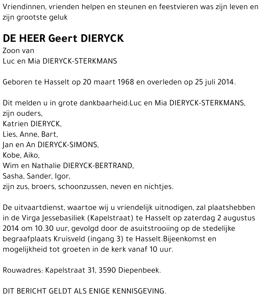 Geert Dieryck