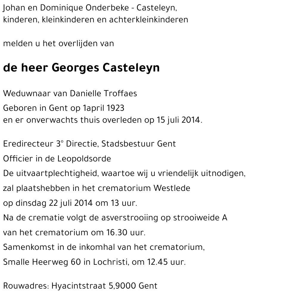 Georges Casteleyn