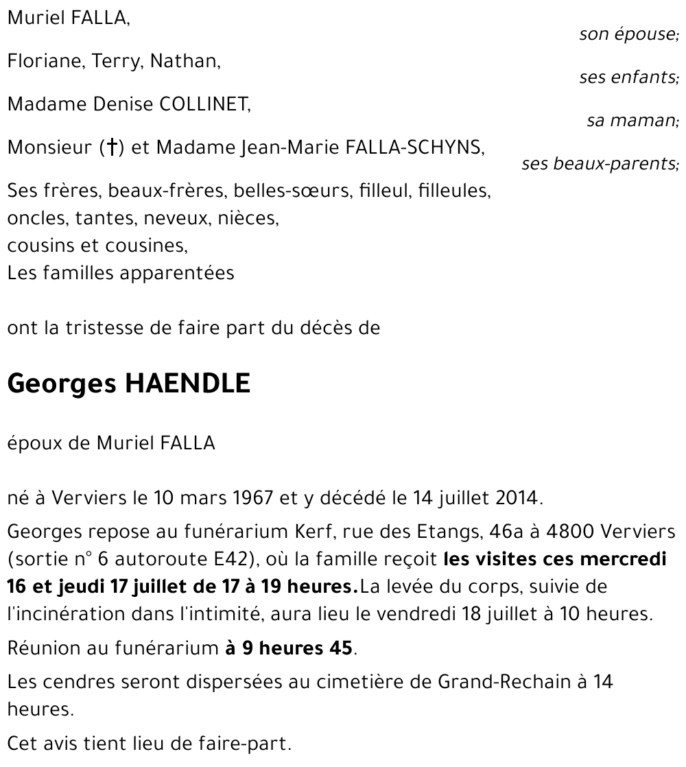 Georges HAENDLE