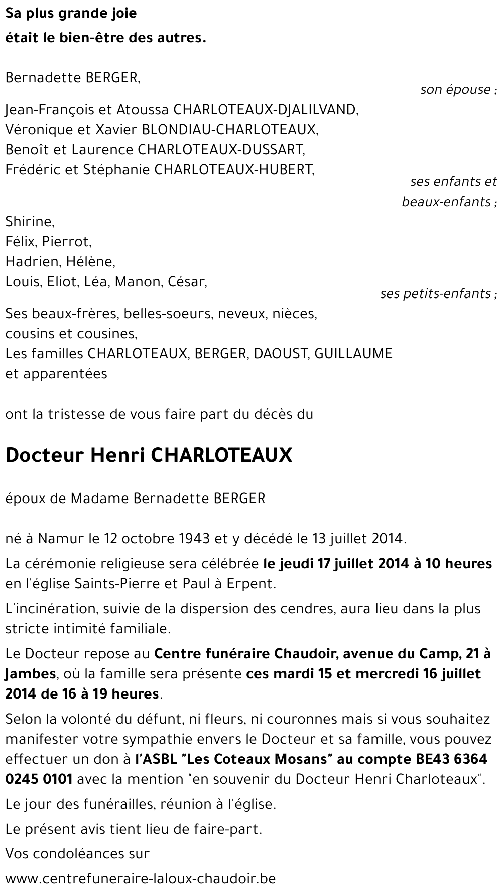 Henri CHARLOTEAUX