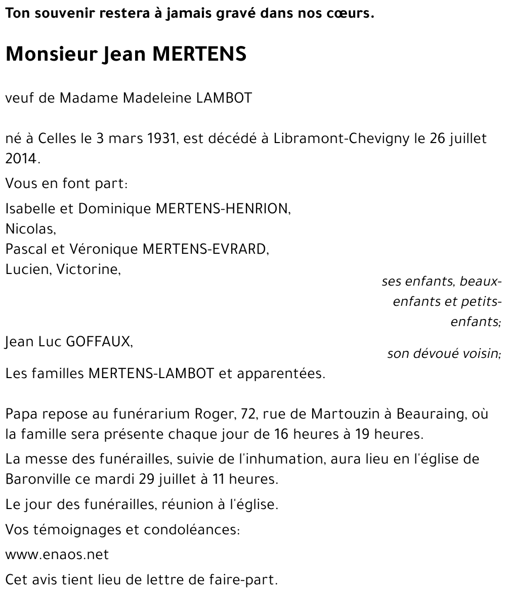 Jean MERTENS
