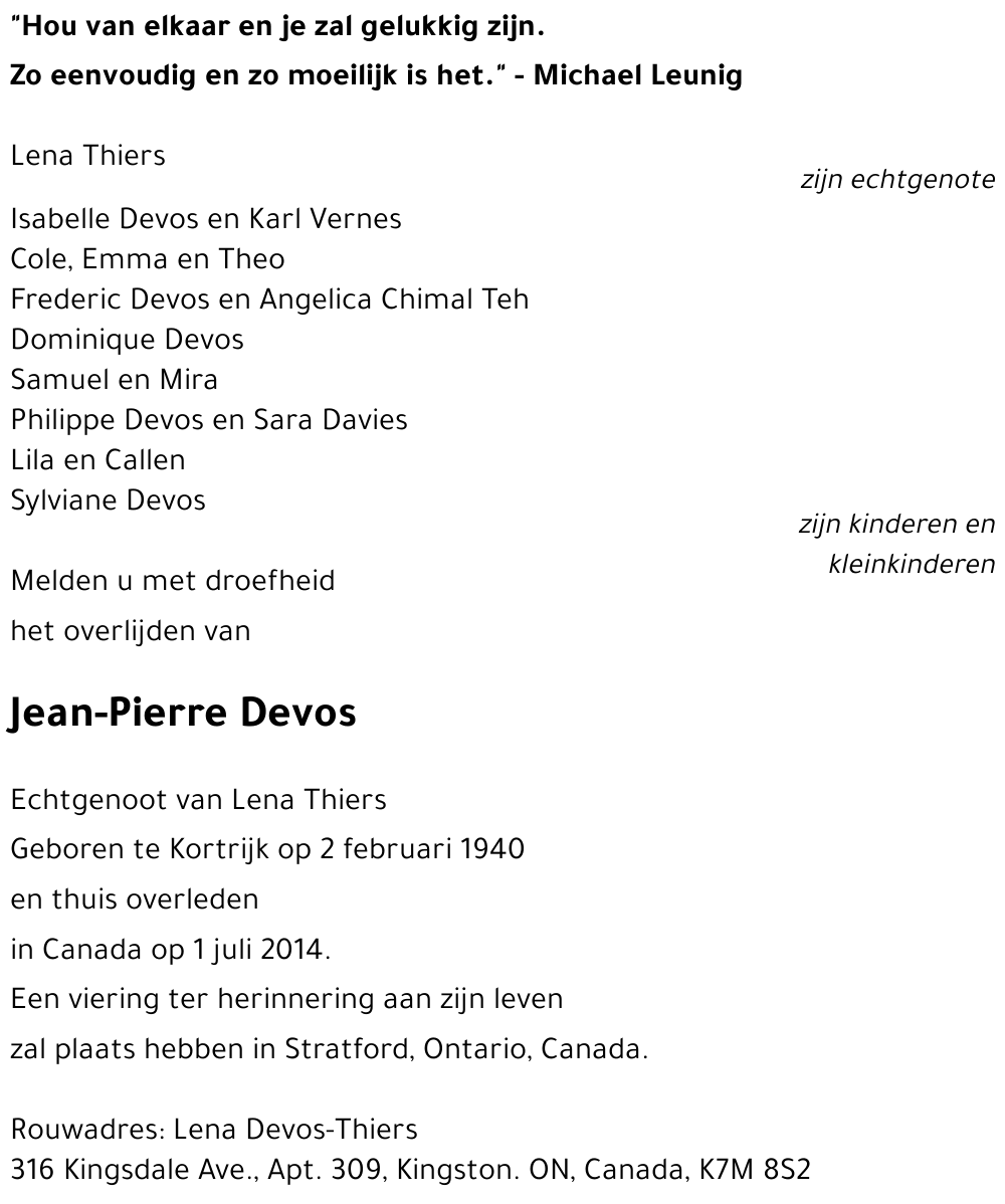Jean-Pierre Devos