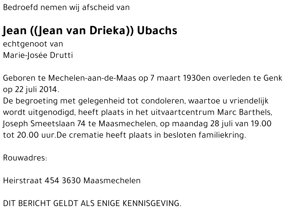 Jean Ubachs