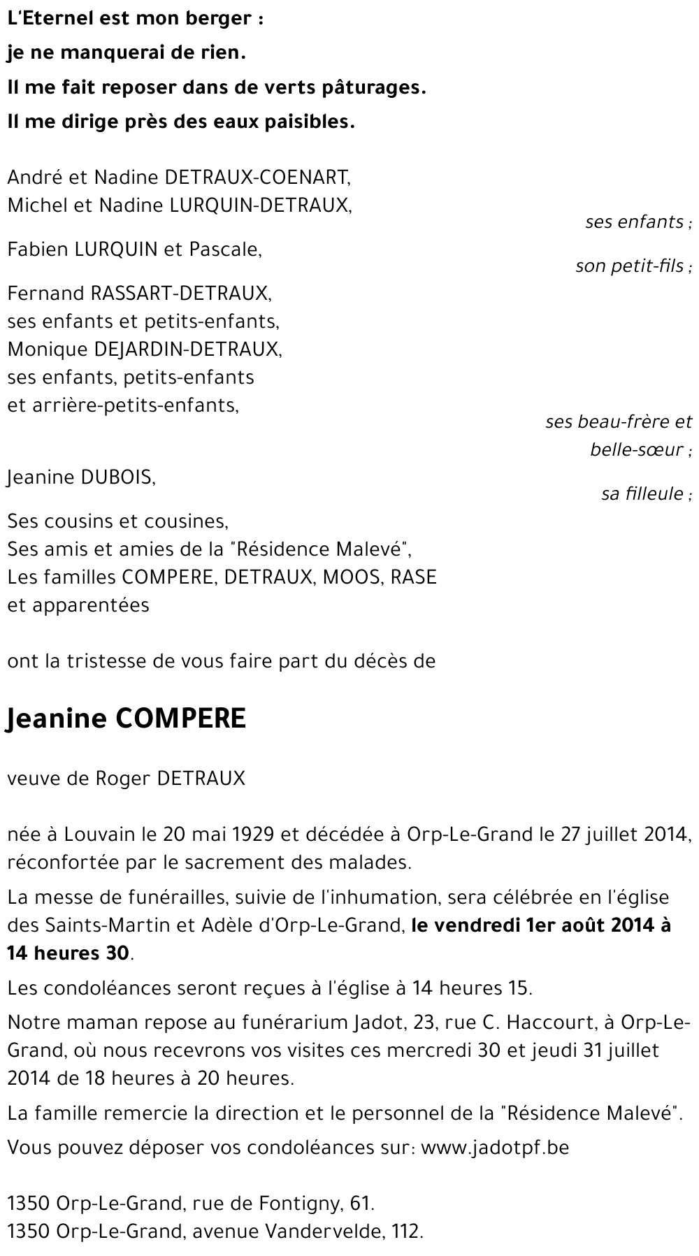 Jeanine COMPERE