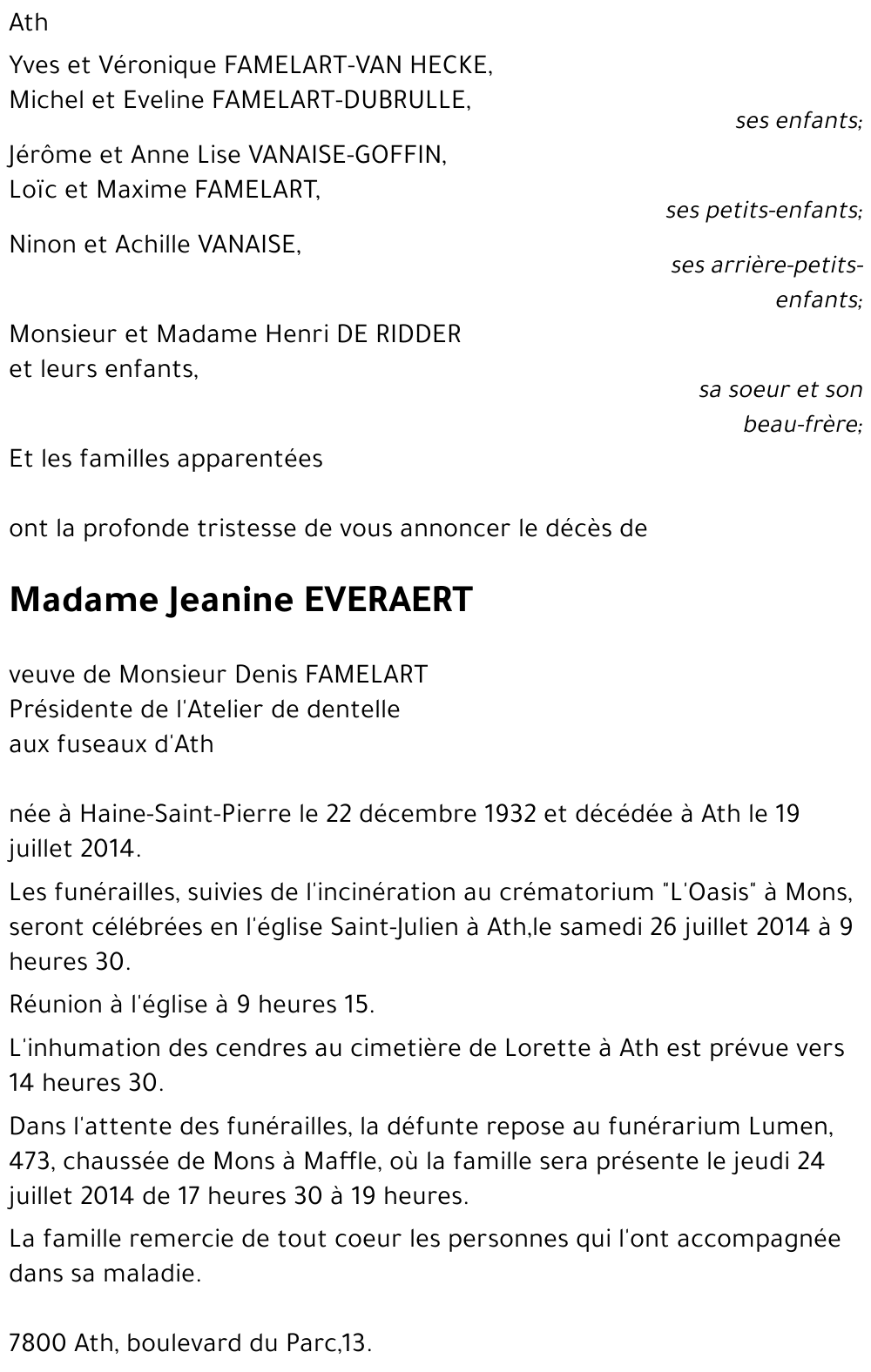 Jeanine EVERAERT