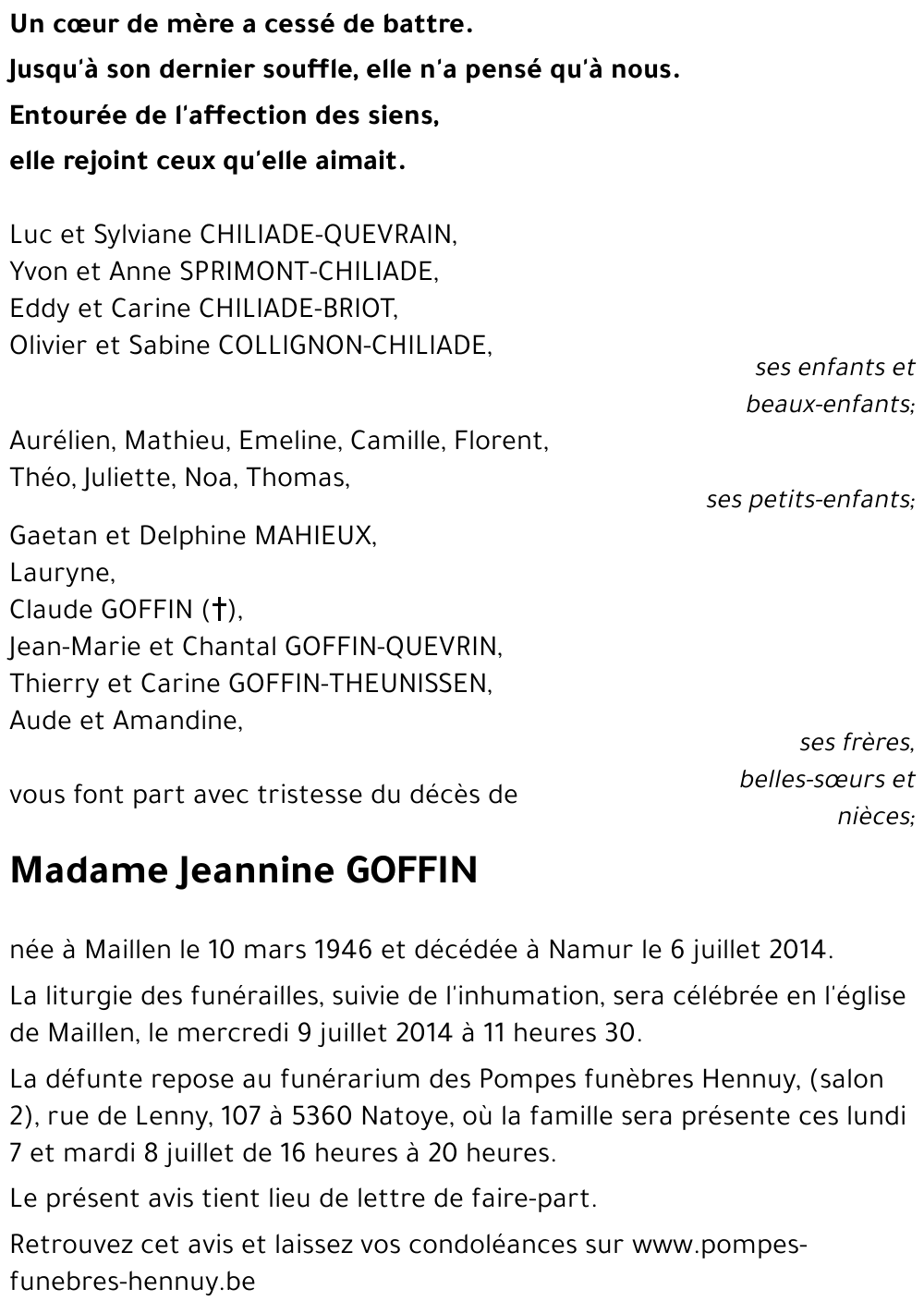 Jeannine GOFFIN
