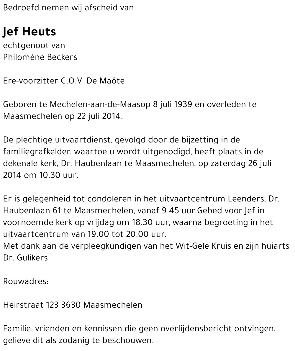Jef Heuts