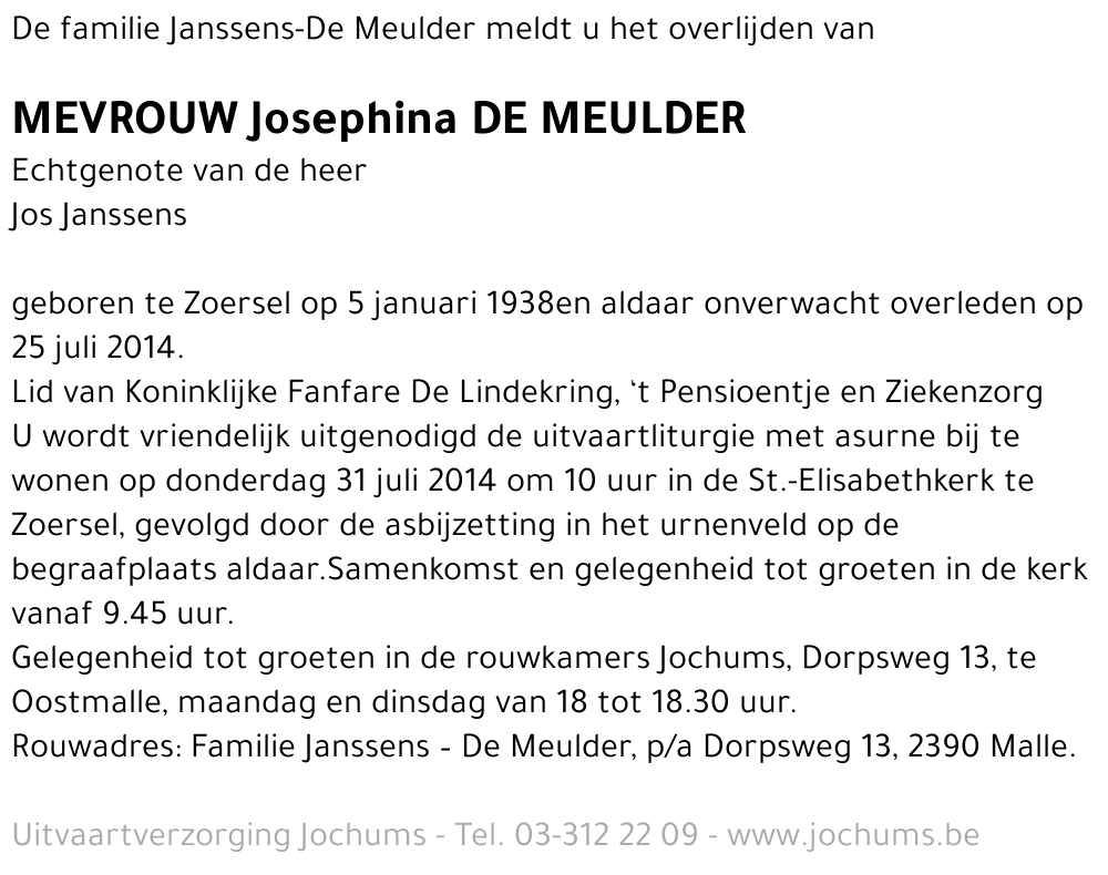Josephina De Meulder