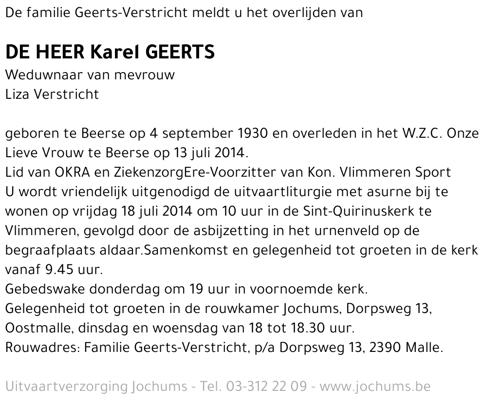Karel Geerts