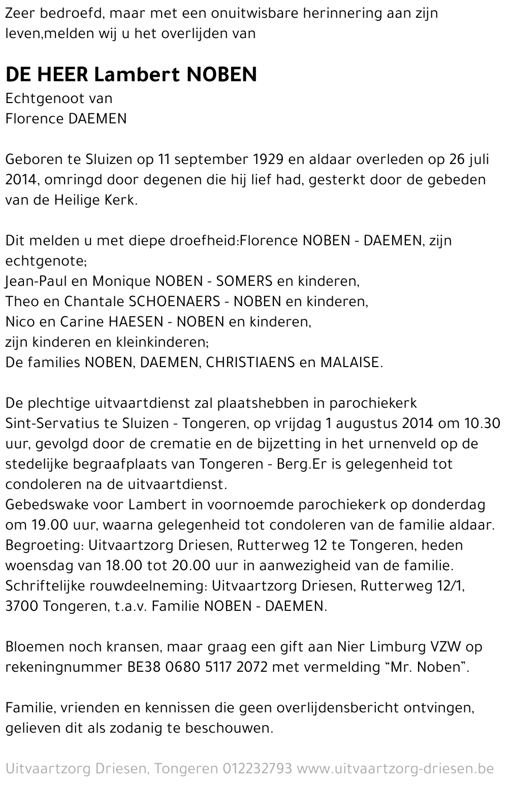 Lambert Noben