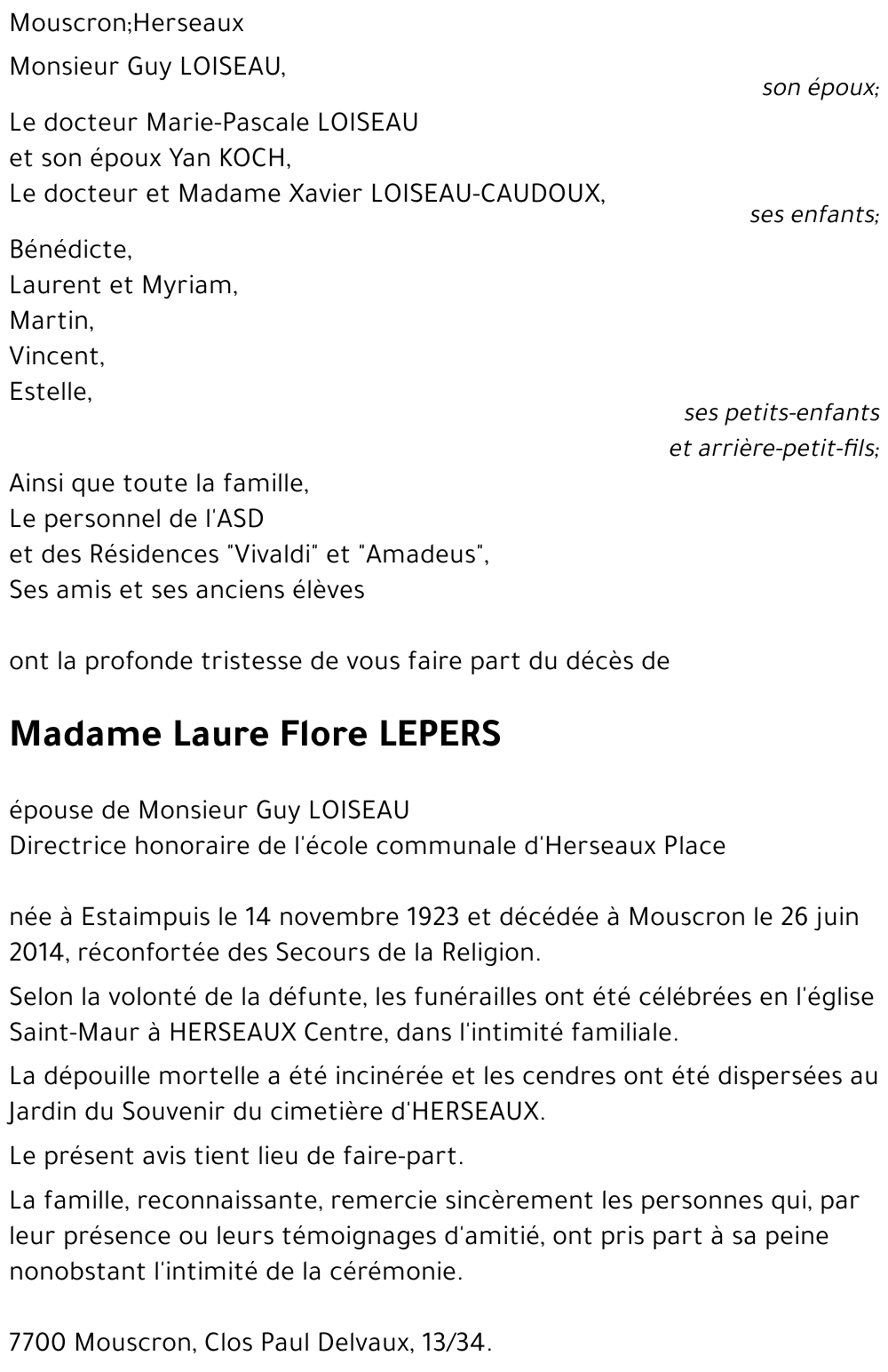 Laure LEPERS